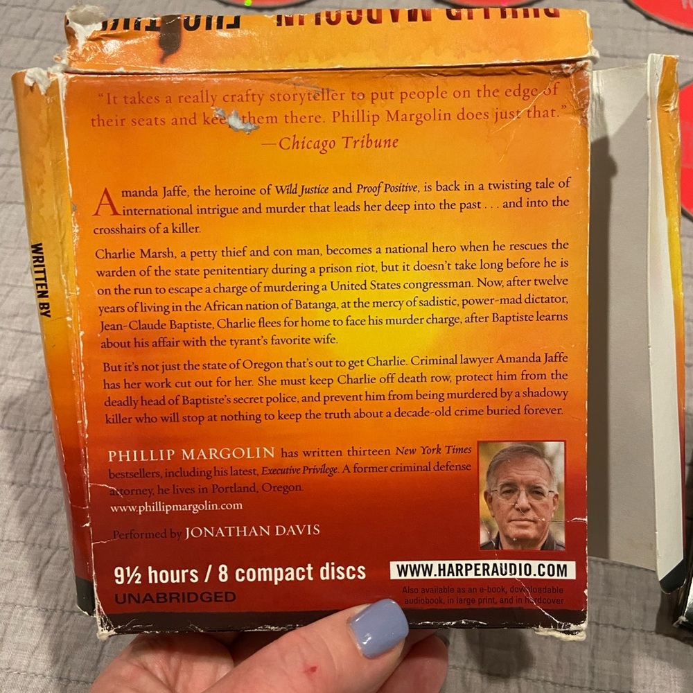 Fugitive – Audiobook CD (Unabridged) by Phillip Margolin - Picture 8 of 12